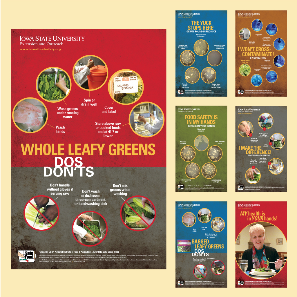 ISUEO HS Leafy Greens Poster Series