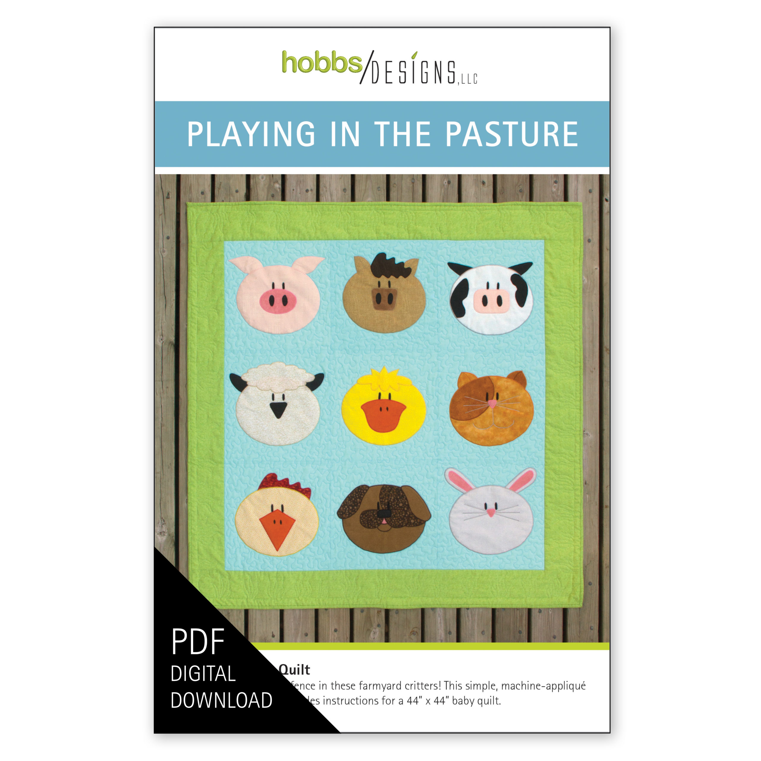 Playing in the Pasture Pattern Cover
