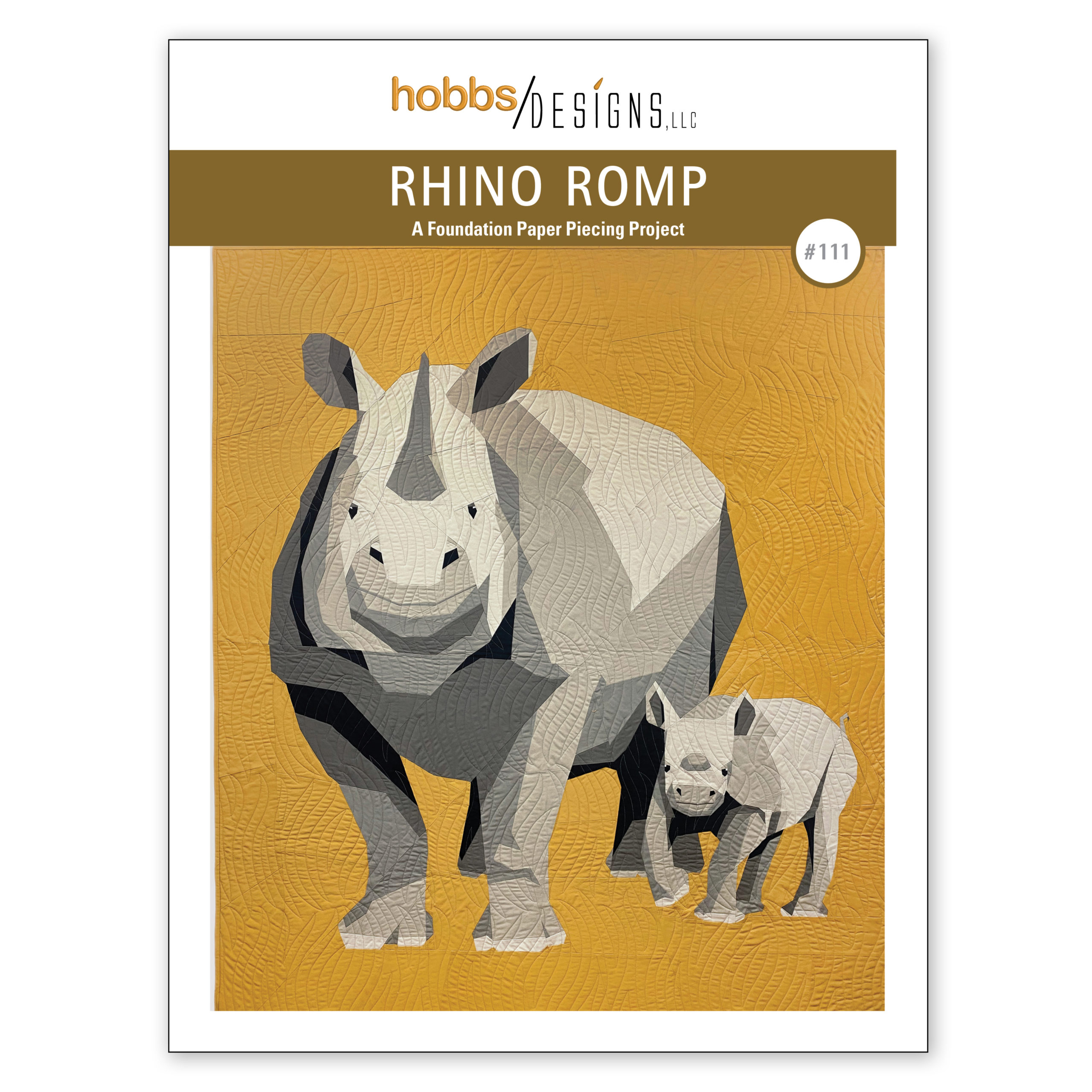 Rhino Romp Quilt Pattern